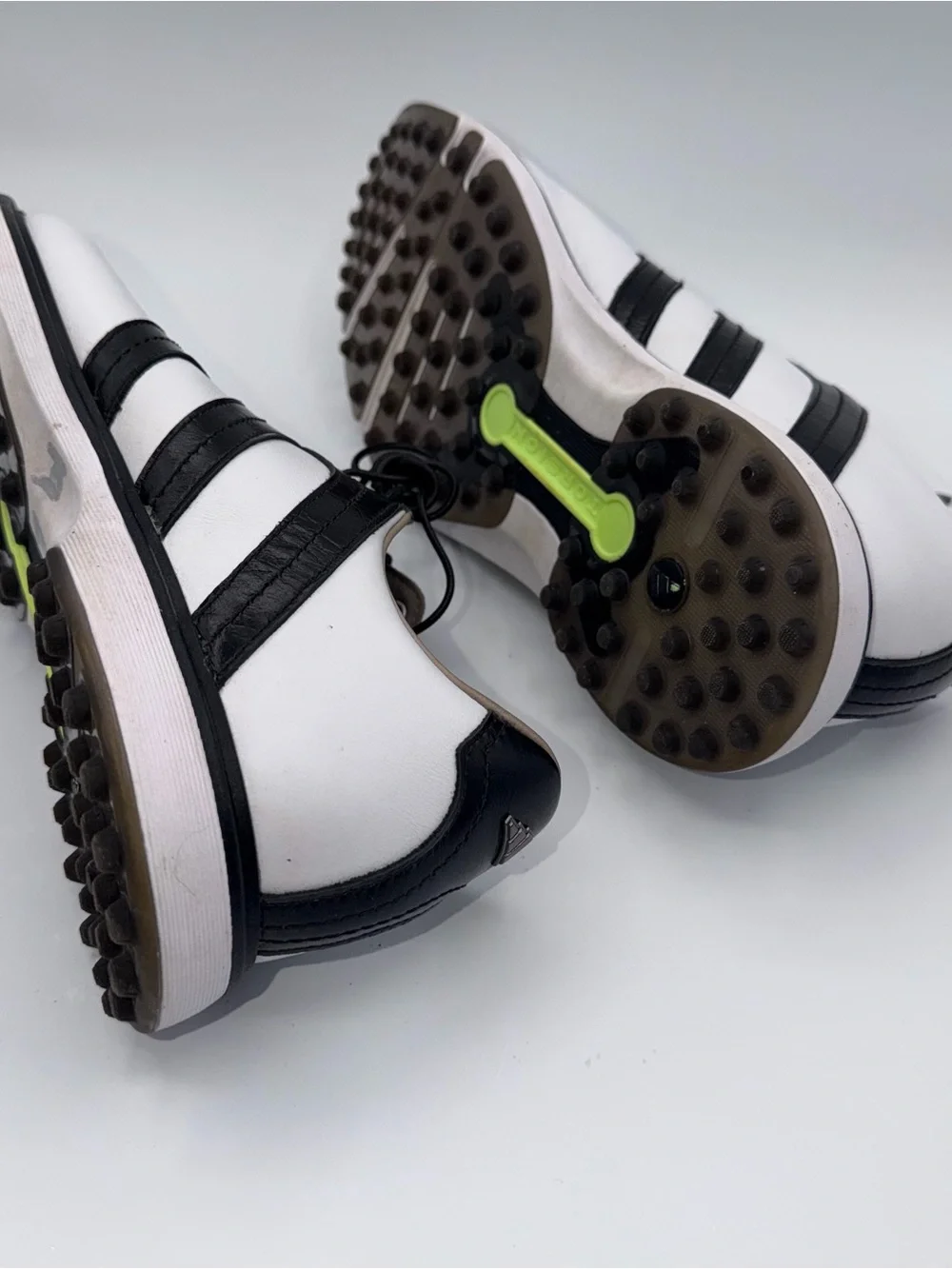 Adidas MC87 Z-Traxion Spikeless Golf Shoes Black White Mens Size 11 Used